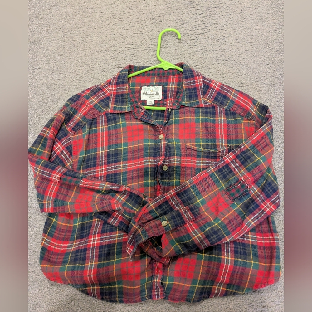 Cropped Ladies Flannel